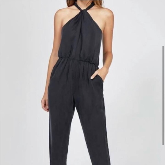 Anthropologie Greylin Black Halter Jumpsuit Women’s Medium - Picture 2 of 7